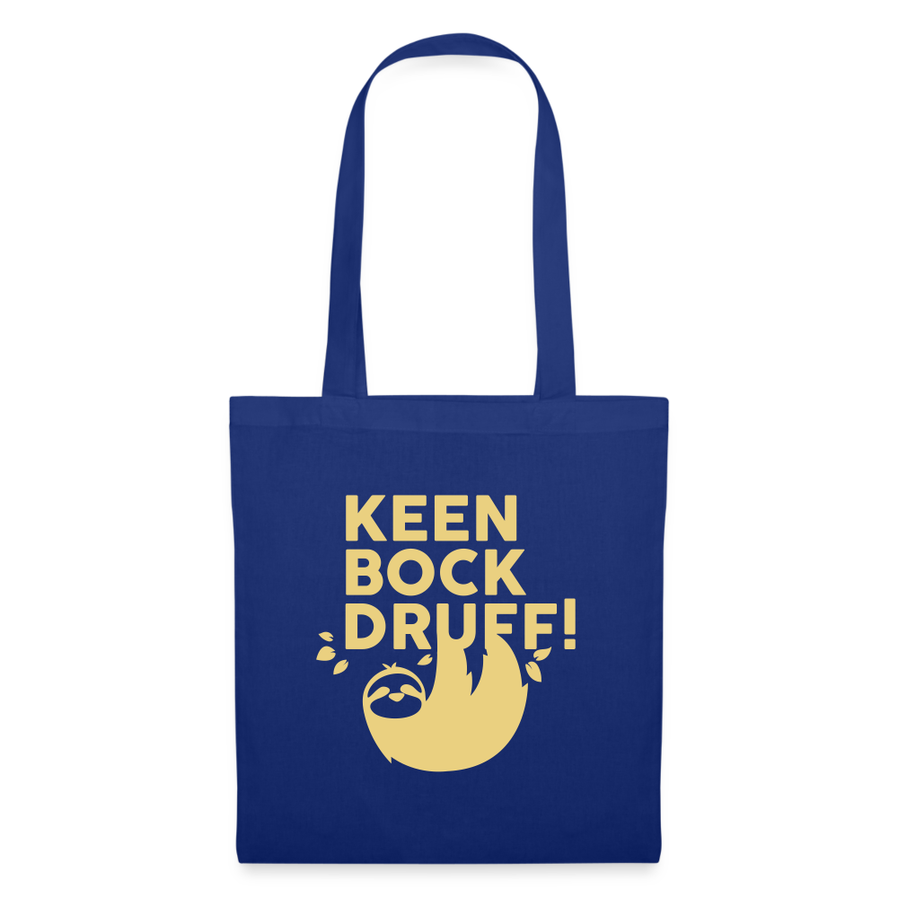 Keen Bock druff! - Stoffbeutel - Royalblau
