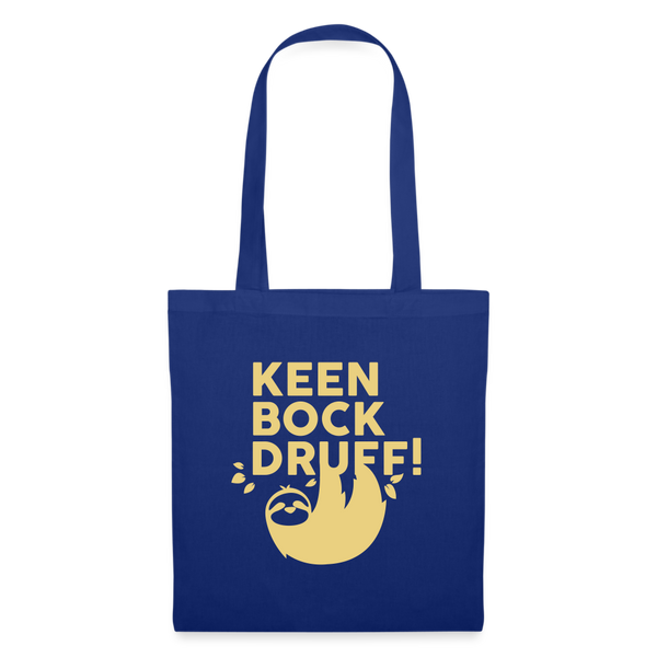 Keen Bock druff! - Stoffbeutel - Royalblau