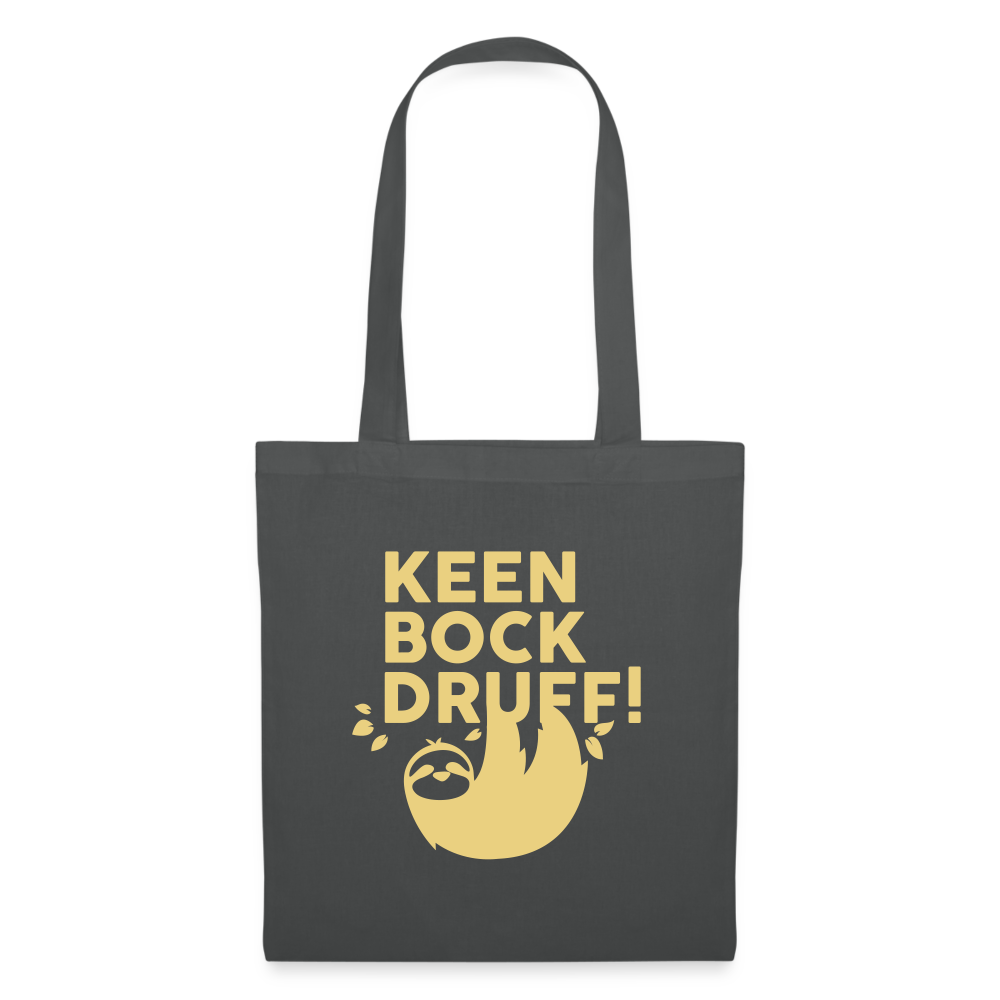 Keen Bock druff! - Stoffbeutel - Graphite