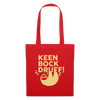 Keen Bock druff! - Stoffbeutel - Rot
