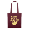 Keen Bock druff! - Stoffbeutel - Burgunderrot