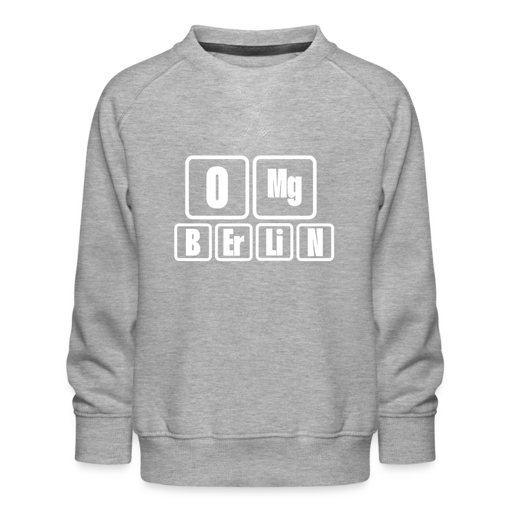 OMG Berlin - Kinder Premium Sweatshirt - Grau meliert