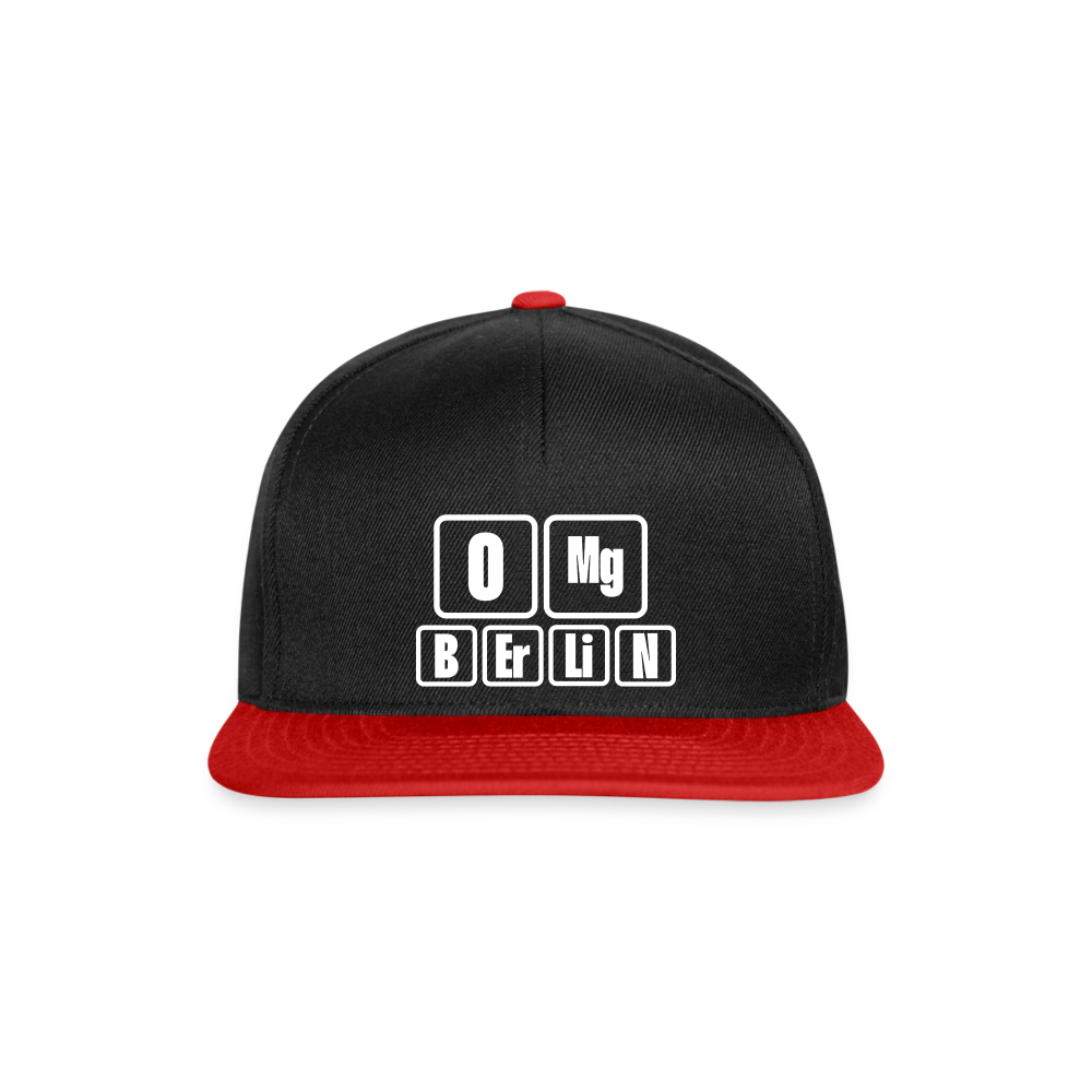 OMG Berlin - Snapback Cap - Schwarz/Rot