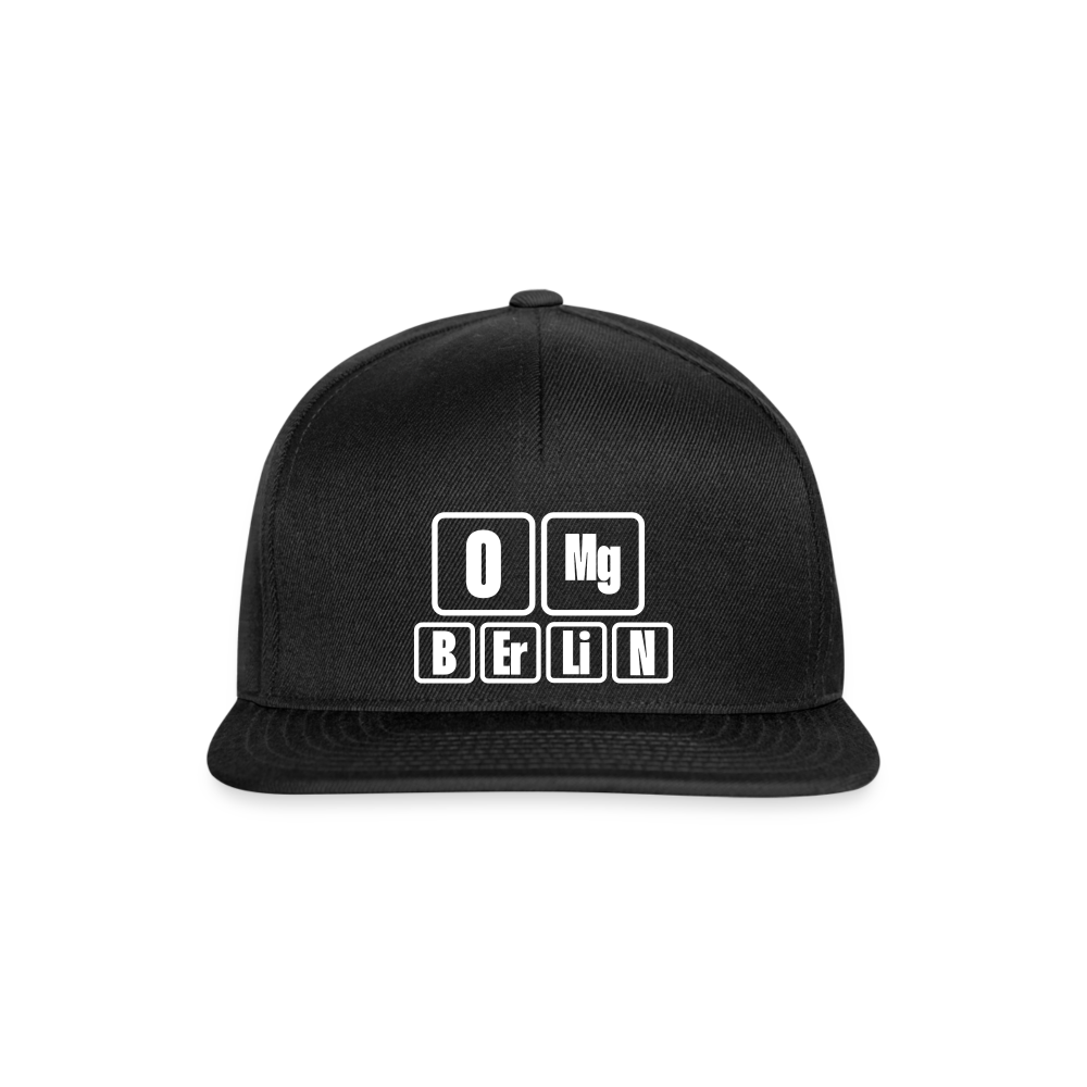 OMG Berlin - Snapback Cap - Schwarz/Schwarz