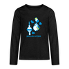 Berliner Luftbär - Teenager Langarmshirt - Anthrazit