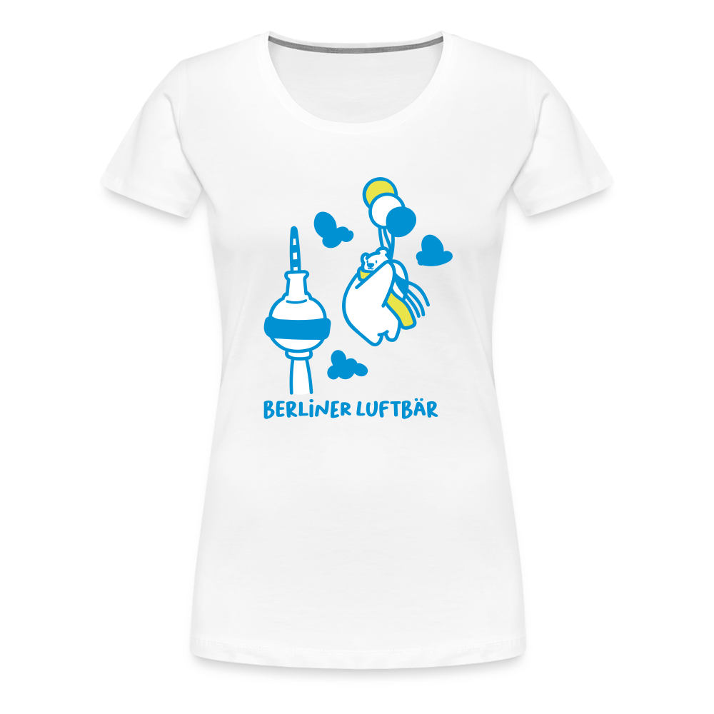Berliner Luftbär - Frauen Premium T-Shirt - weiß