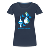 Berliner Luftbär - Frauen Premium T-Shirt - Navy