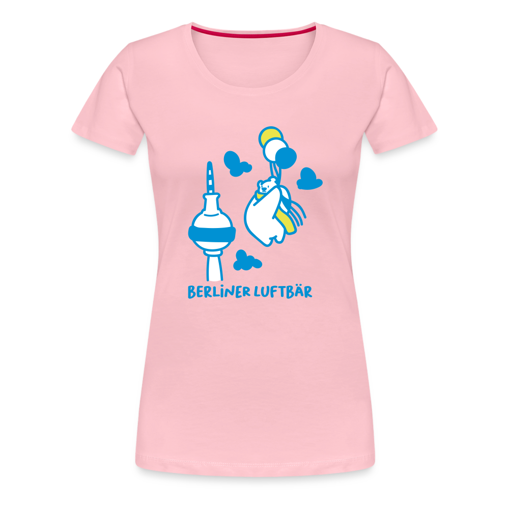 Berliner Luftbär - Frauen Premium T-Shirt - Hellrosa