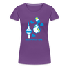 Berliner Luftbär - Frauen Premium T-Shirt - Lila