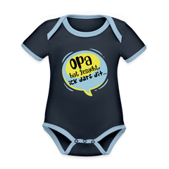 Ick darf dit! - Baby Bio-Kurzarm-Kontrastbody
