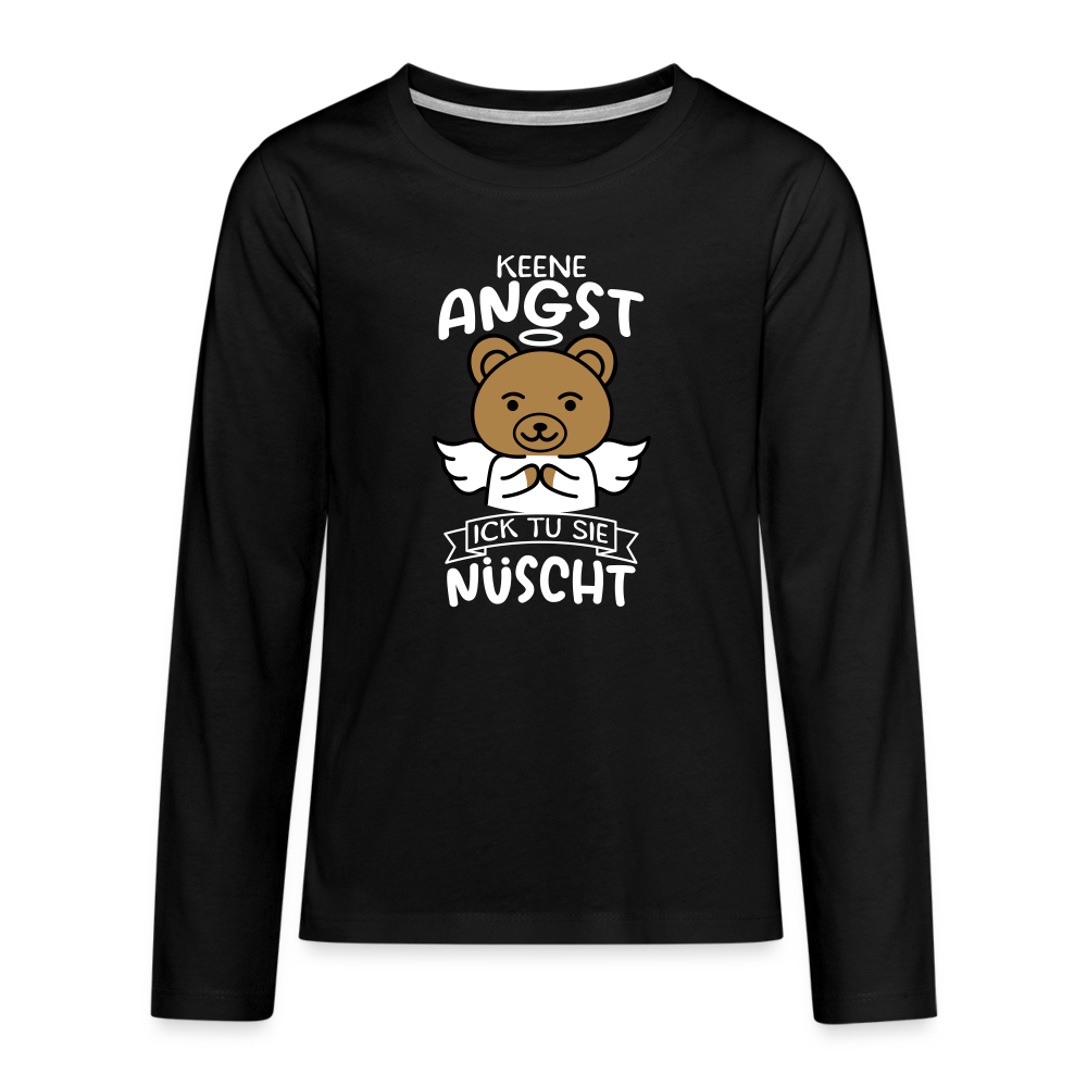 Keene Angst - Teenager Langarmshirt - Schwarz