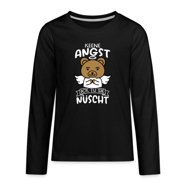 Keene Angst - Teenager Langarmshirt - Schwarz
