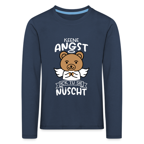 Keene Angst - Kinder Langarmshirt - Navy