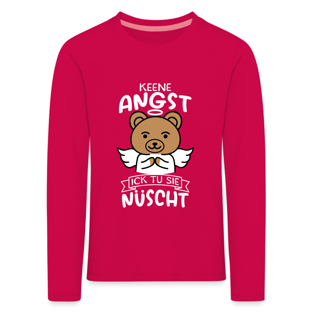 Keene Angst - Kinder Langarmshirt - dunkles Pink