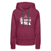 Mama Wees Allet - Frauen Premium Hoodie - Bordeaux
