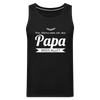 Opa wees allet - Männer Premium Tank Top - Schwarz