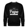 Opa wees allet - Männer Premium Sweatshirt - Schwarz