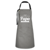 Opa wees allet - Kontrastschürze - Anthrazit/Schwarz