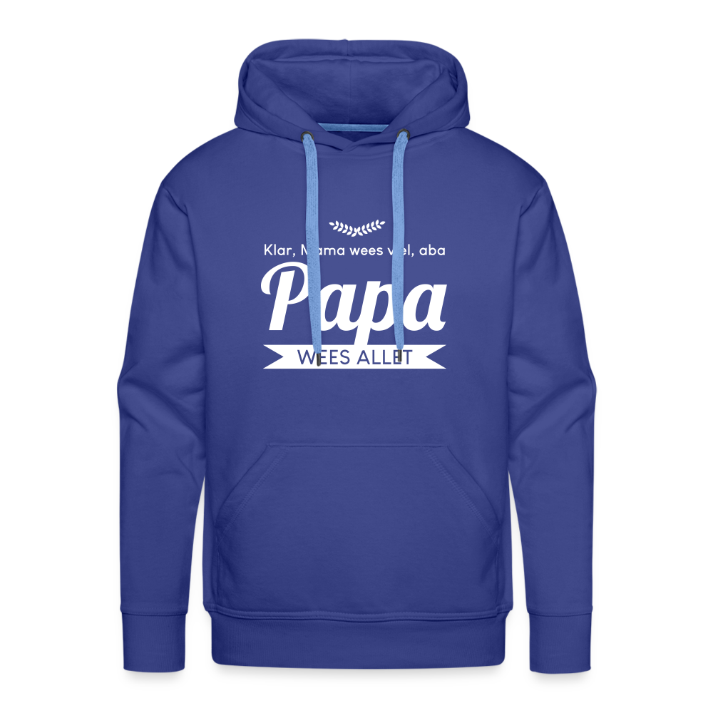 Opa wees allet - Männer Premium Hoodie - Königsblau