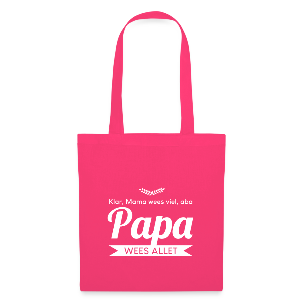 Opa wees allet - Stoffbeutel - Azalea