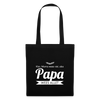 Opa wees allet - Stoffbeutel - Schwarz