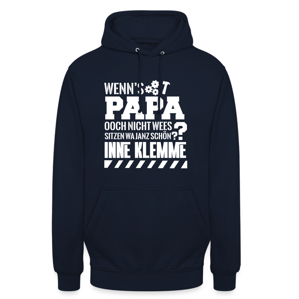 Wenn's Papa - Unisex Hoodie - Navy