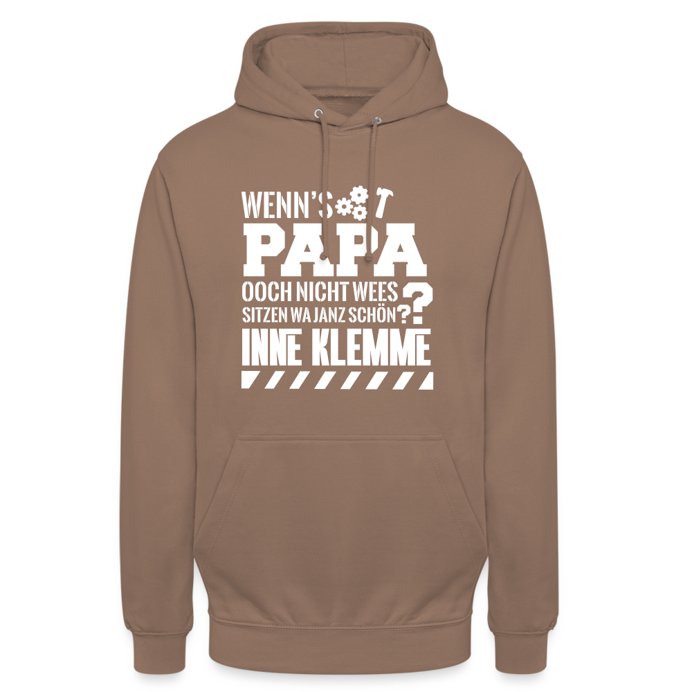 Wenn's Papa - Unisex Hoodie - Mokka