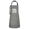 Wenn's Papa - Kontrastschürze - Anthrazit/Schwarz