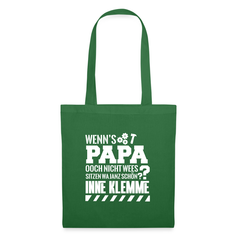 Wenn's Papa - Stoffbeutel - Fichte