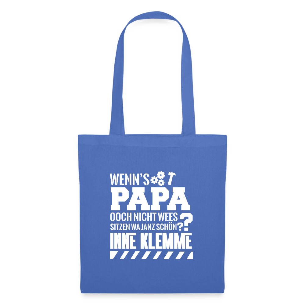 Wenn's Papa - Stoffbeutel - Hellblau