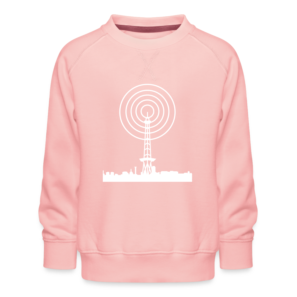 Funkturm im Fokus - Kinder Premium Sweatshirt - Kristallrosa