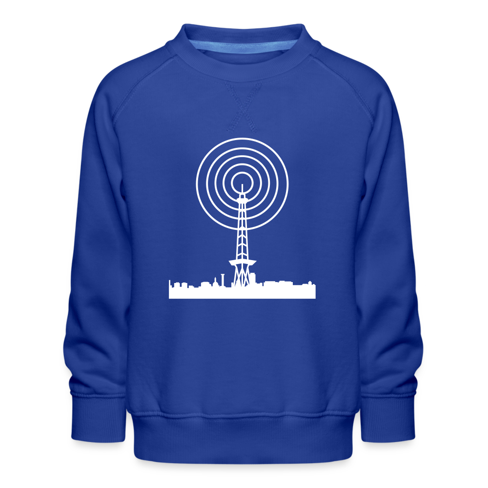 Funkturm im Fokus - Kinder Premium Sweatshirt - Royalblau