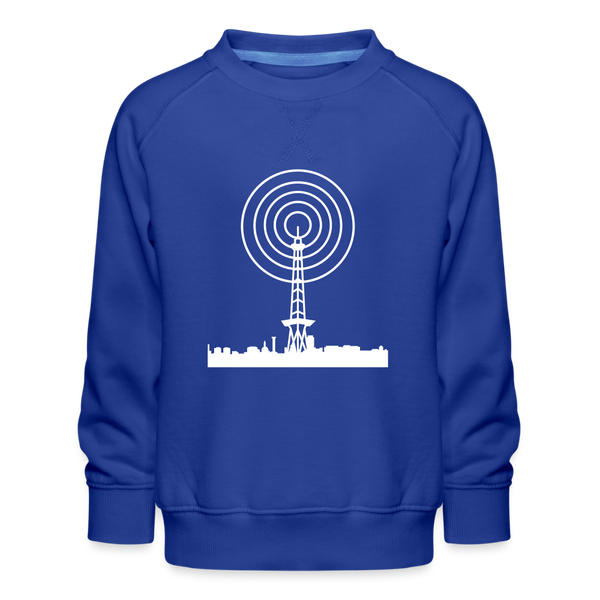 Funkturm im Fokus - Kinder Premium Sweatshirt - Royalblau
