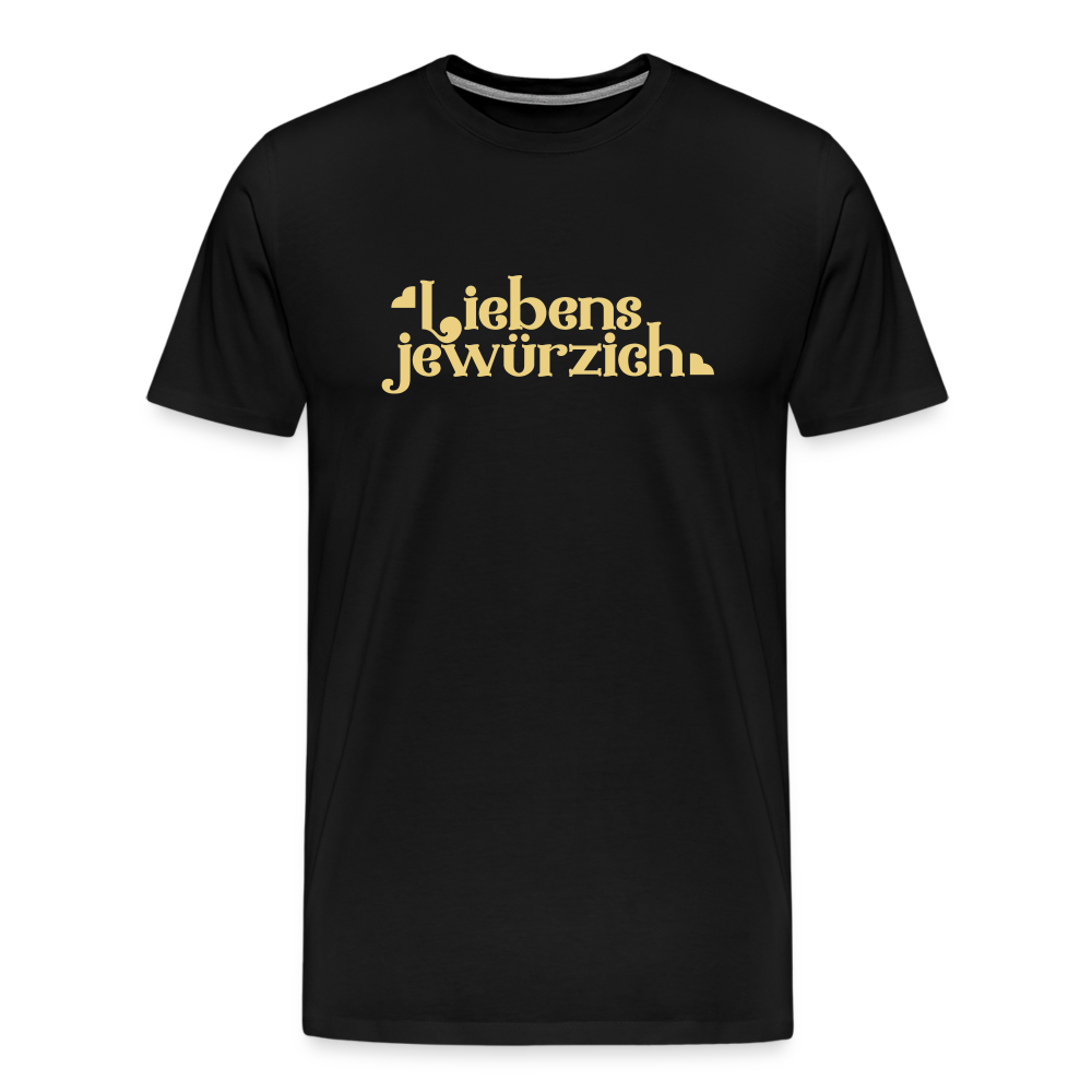 Liebensjewürzich - Männer Premium T-Shirt - Schwarz