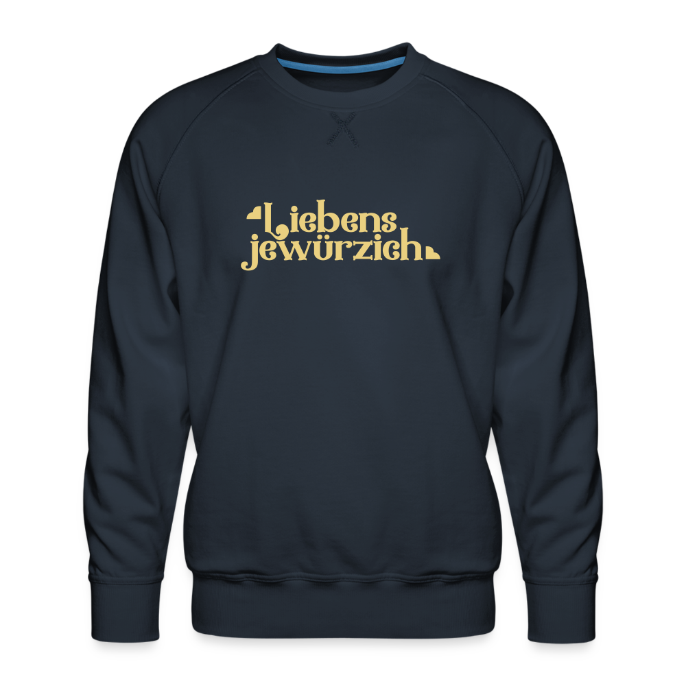 Liebensjewürzich - Männer Premium Sweatshirt - Navy