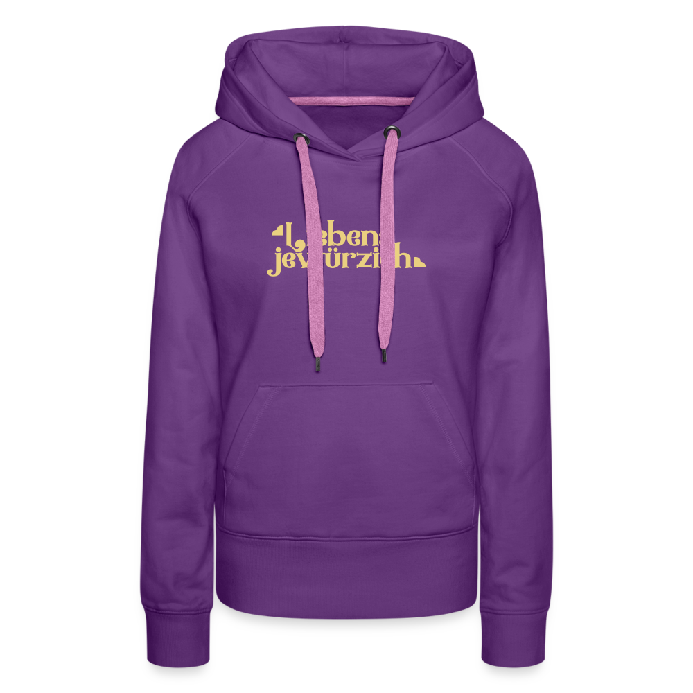 Liebensjewürzich - Frauen Premium Hoodie - Purple