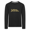 Liebensjewürzich - Kinder Langarmshirt - Schwarz