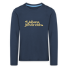 Liebensjewürzich - Kinder Langarmshirt - Navy