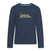 Liebensjewürzich - Teenager Langarmshirt - Navy