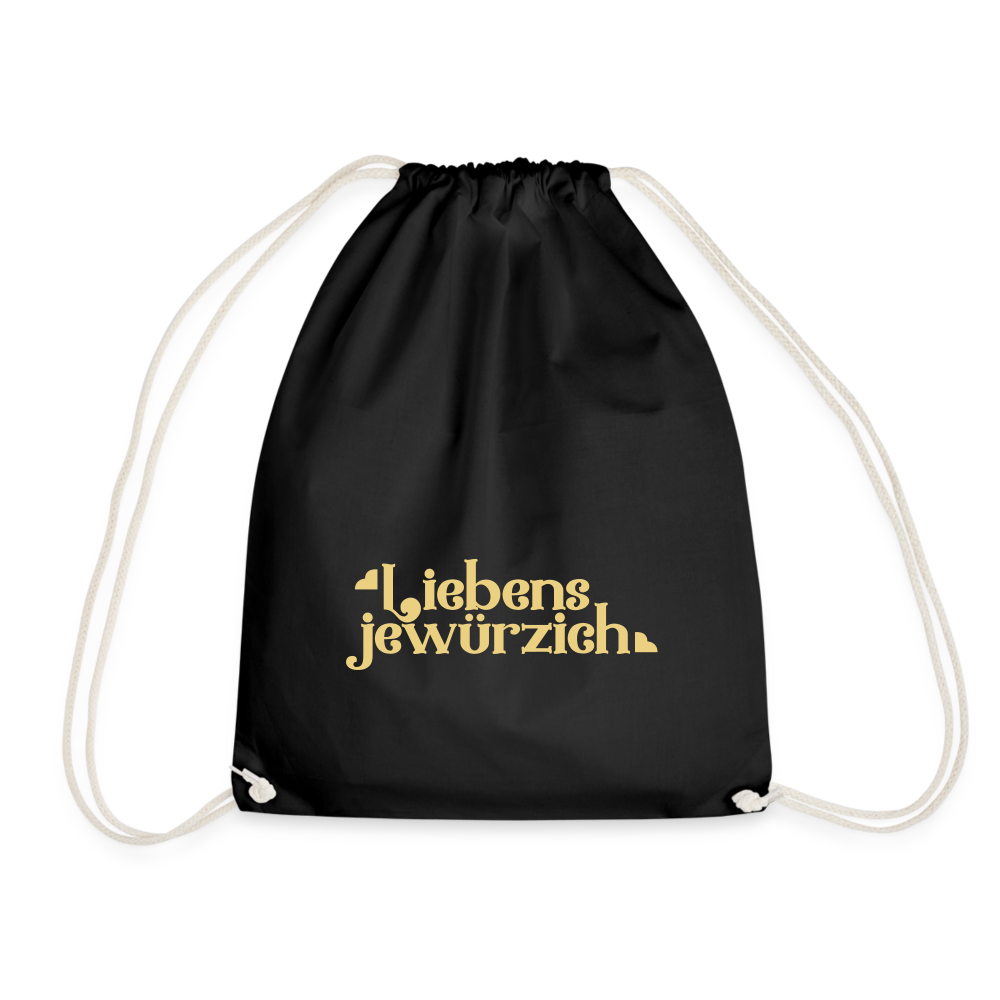 Liebensjewürzich - Turnbeutel - Schwarz