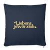 Liebensjewürzich - Sofakissen mit Füllung (45 x 45 cm) - Navy