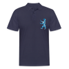 Berliner Bär Geometrie - Männer Poloshirt - Navy