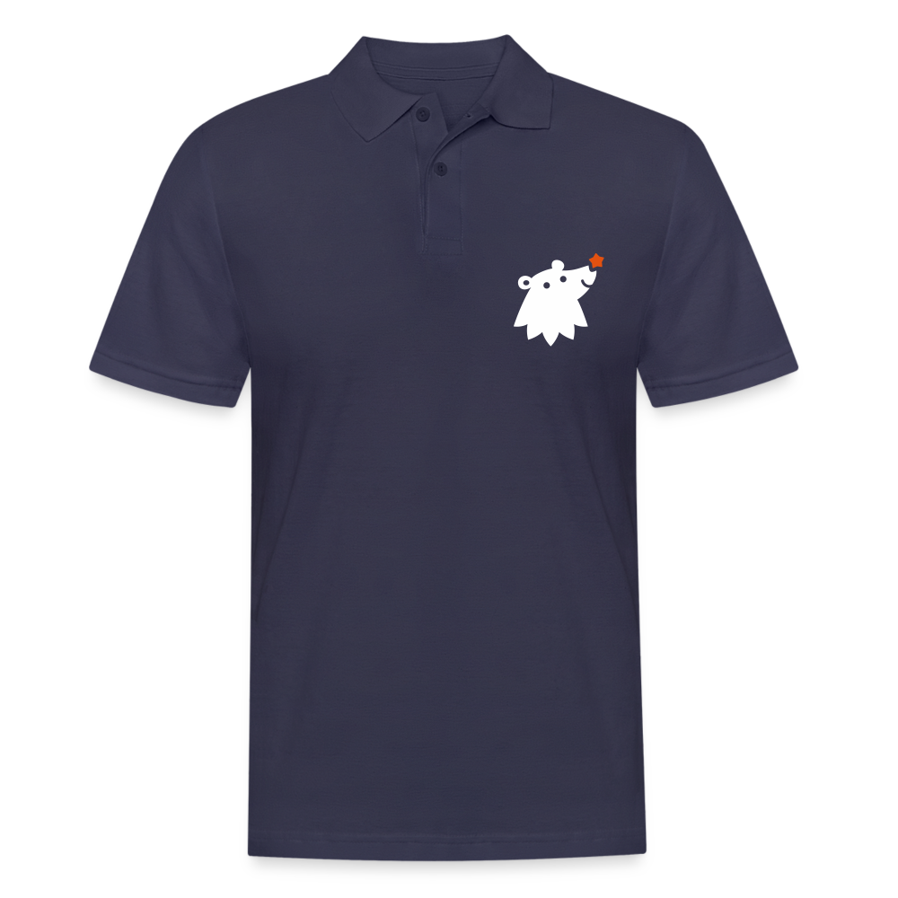 Schnauze Bär - Männer Poloshirt - Navy