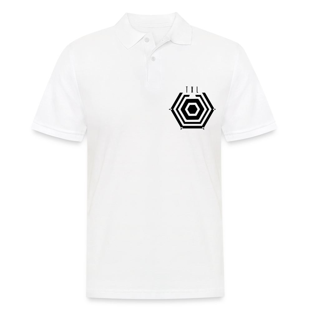 Tegel TXL Umrisse - Männer Polo T-Shirt - weiß