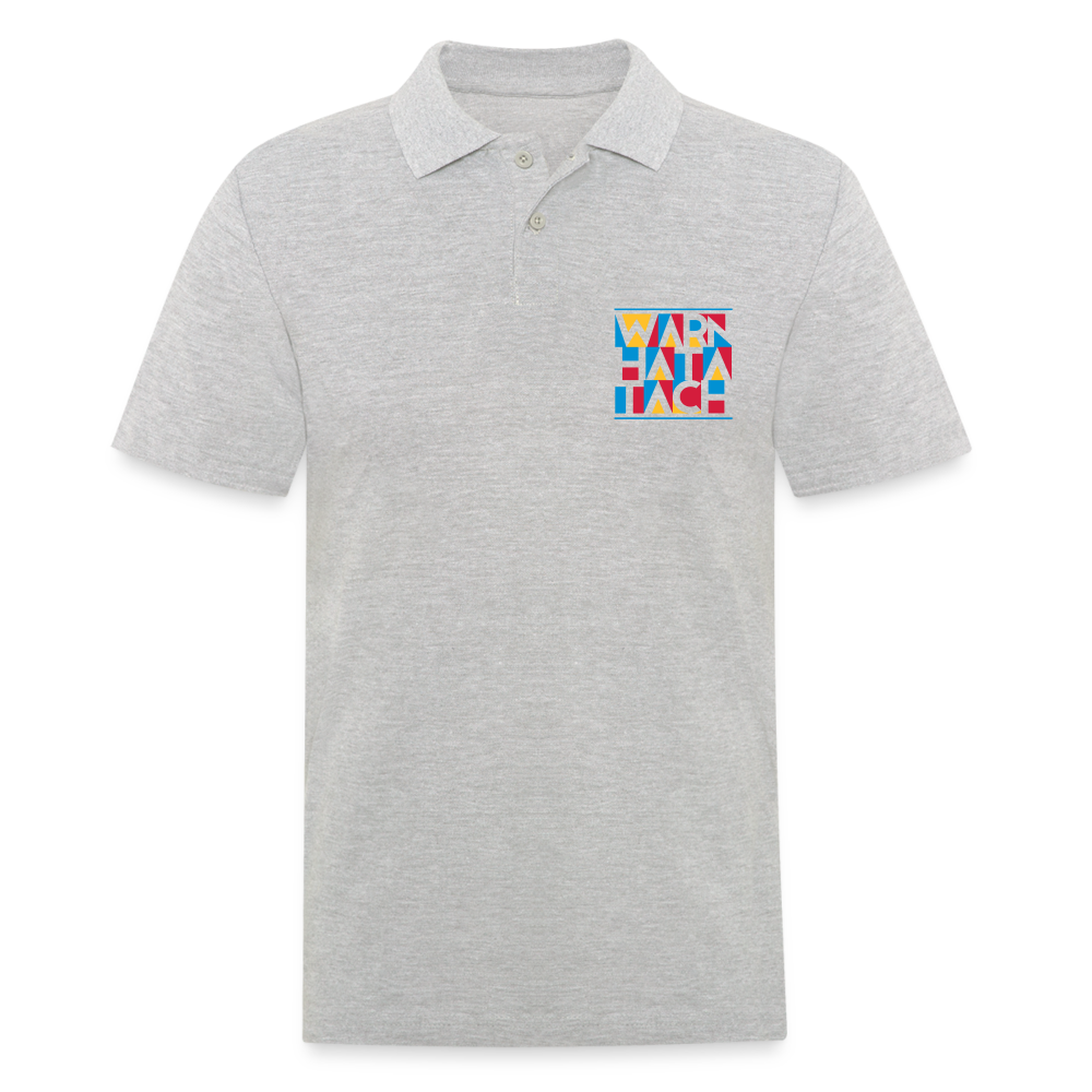 Warn Hata Tach - Männer Poloshirt - Grau meliert