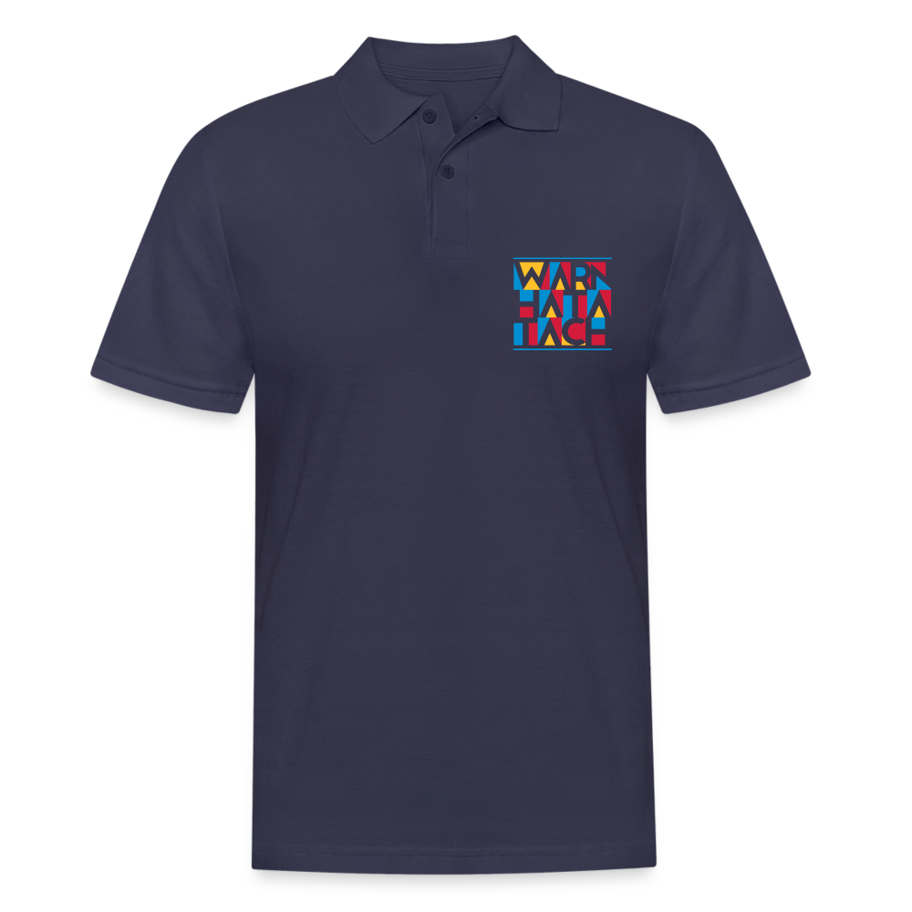 Warn Hata Tach - Männer Poloshirt - Navy