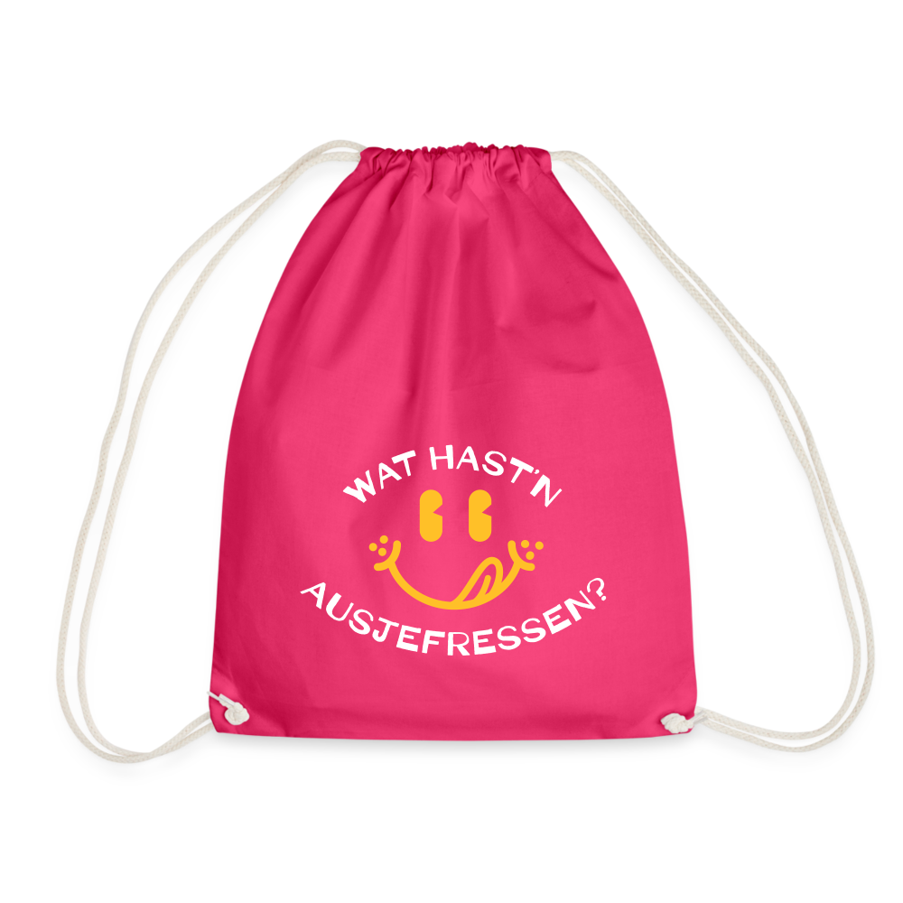 Wat Hast’n Ausjefressen - Turnbeutel - Fuchsia