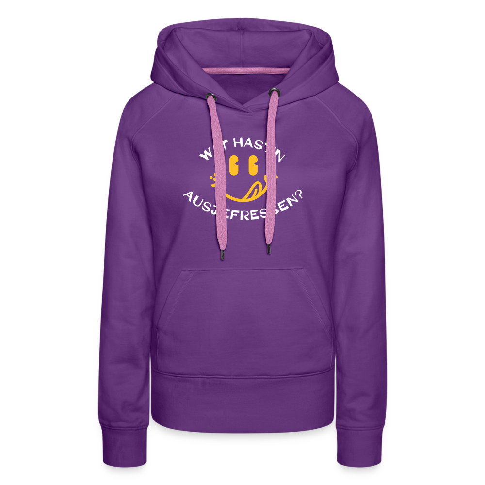 Wat Hast’n Ausjefressen - Frauen Premium Hoodie - Purple