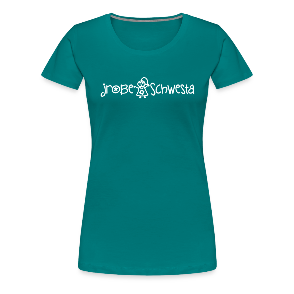 Meene Schwesta - Frauen Premium T-Shirt - Divablau