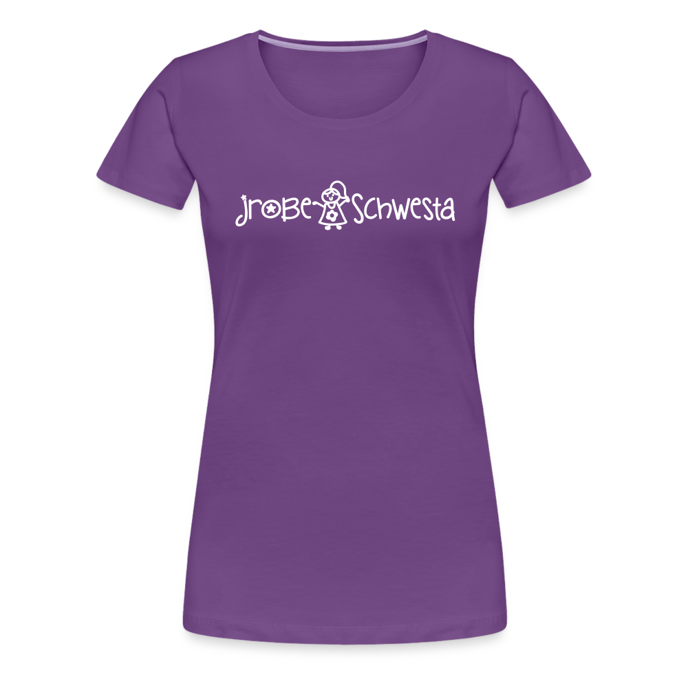 Meene Schwesta - Frauen Premium T-Shirt - Lila